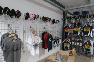 Some of the Brixton Cycles Apparel 